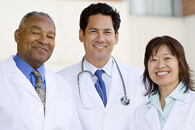 Group of physicians